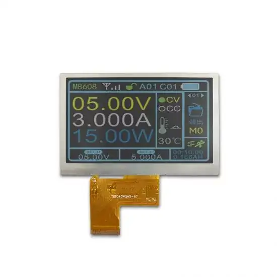 4,3 дюйма WQVGA IPS TFT модуль