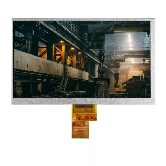 7 дюймов 1024 × 600 Обычно белый TFT LCD -модуль